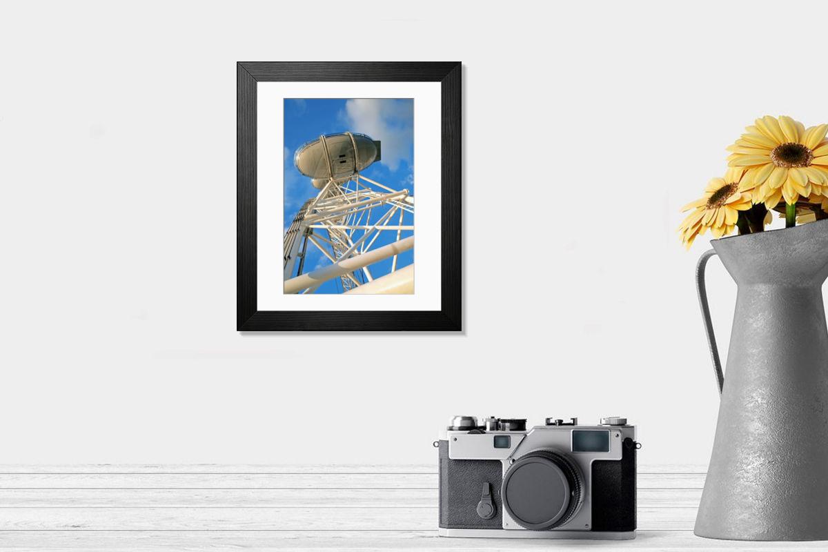 Shown hanging in a room: Modern 14"x12" (36x31cm)