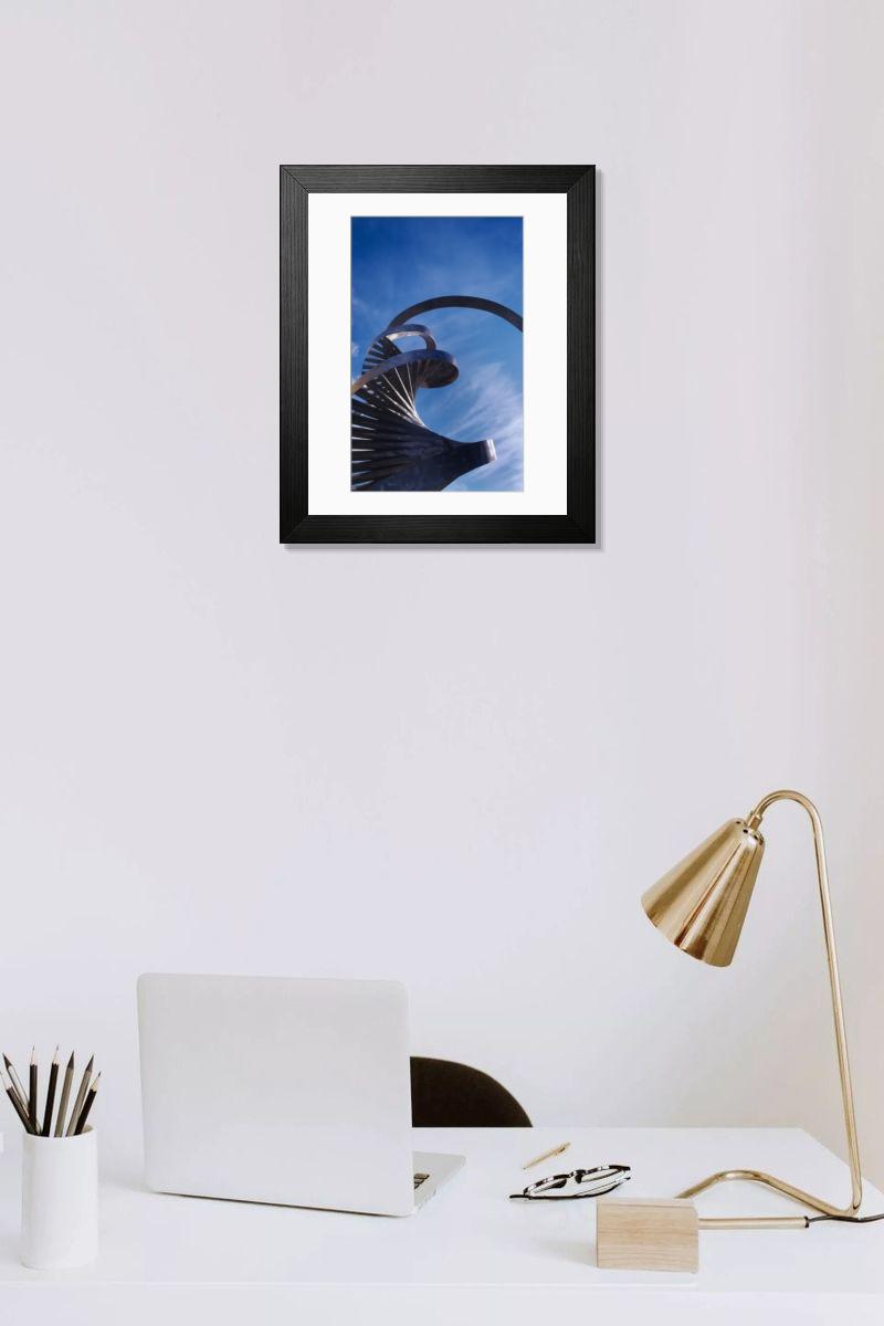 Shown hanging in a room: Modern 14"x12" (36x31cm)