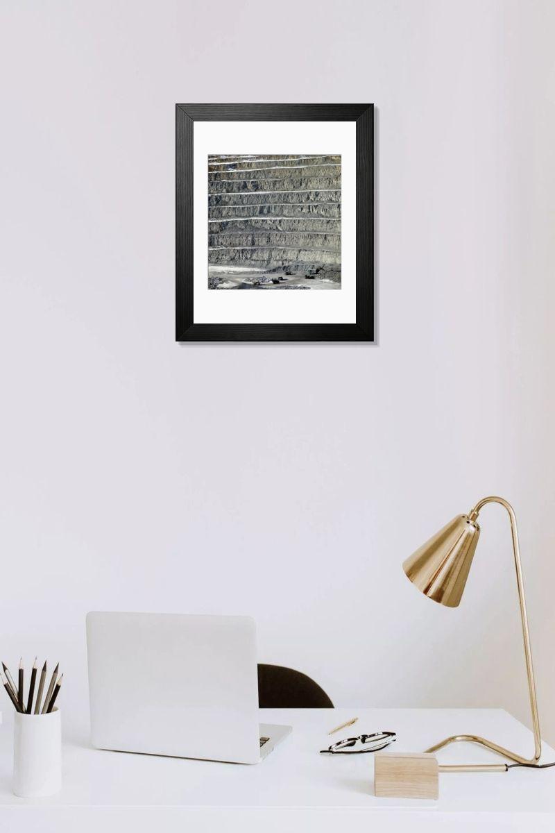 Shown hanging in a room: Modern 14"x12" (36x31cm)