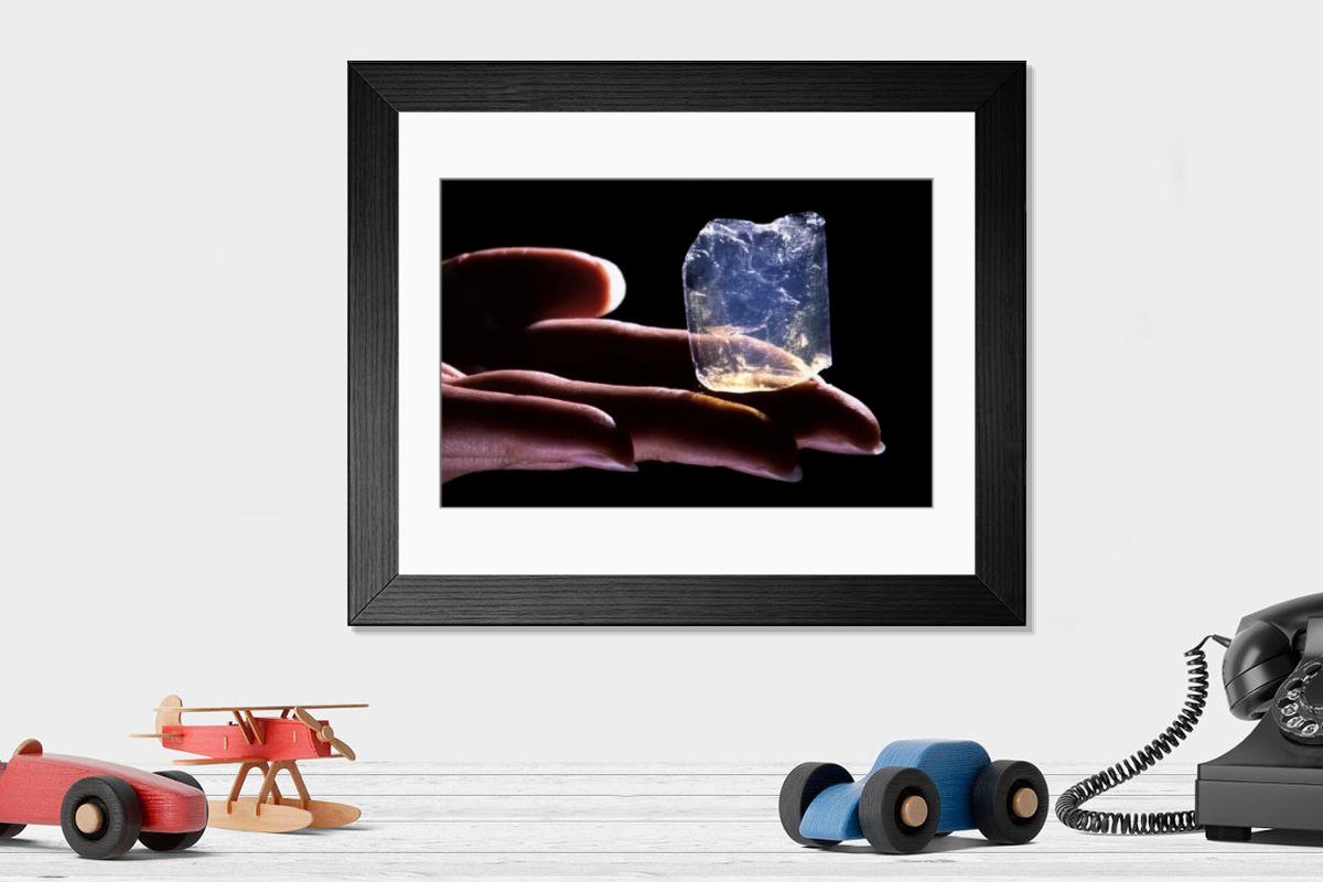 Shown hanging in a room: Modern 14"x12" (36x31cm)