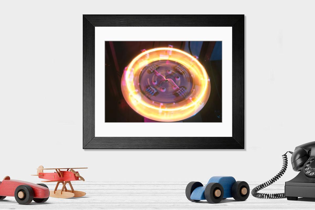 Shown hanging in a room: Modern 14"x12" (36x31cm)