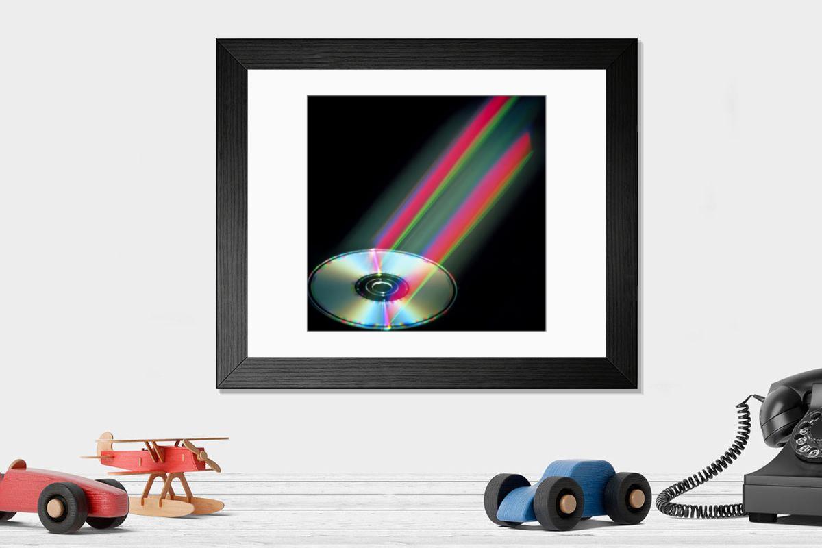Shown hanging in a room: Modern 14"x12" (36x31cm)