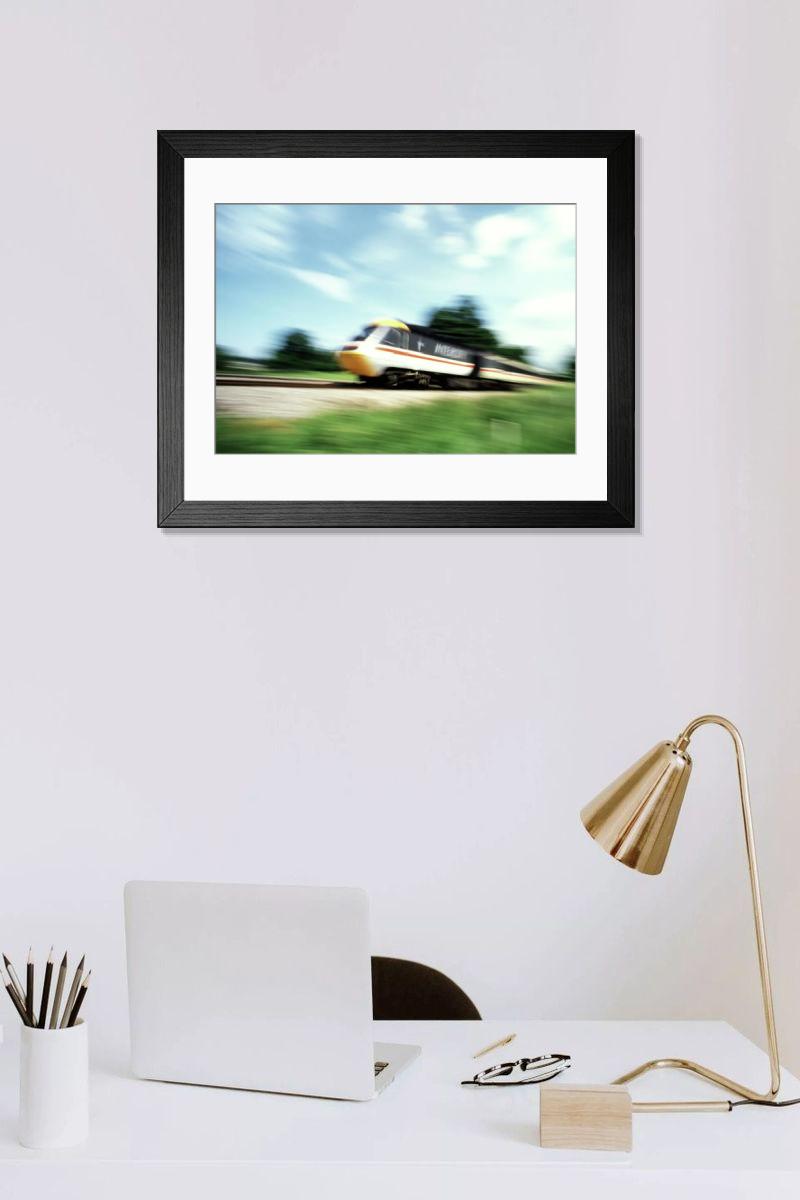 Shown hanging in a room: Modern 14"x12" (36x31cm)