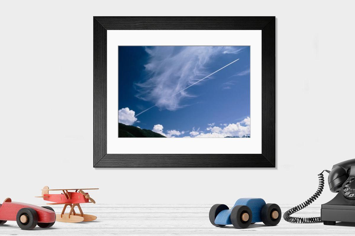 Shown hanging in a room: Modern 14"x12" (36x31cm)