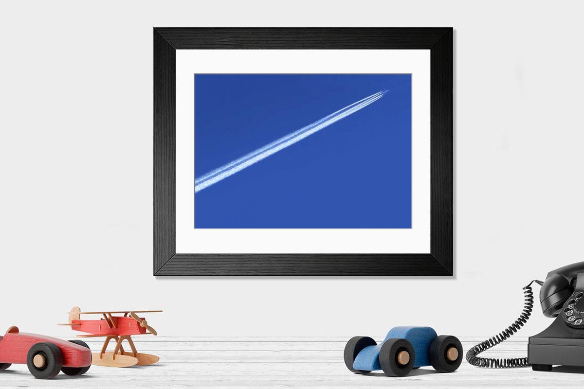 Shown hanging in a room: Modern 14"x12" (36x31cm)