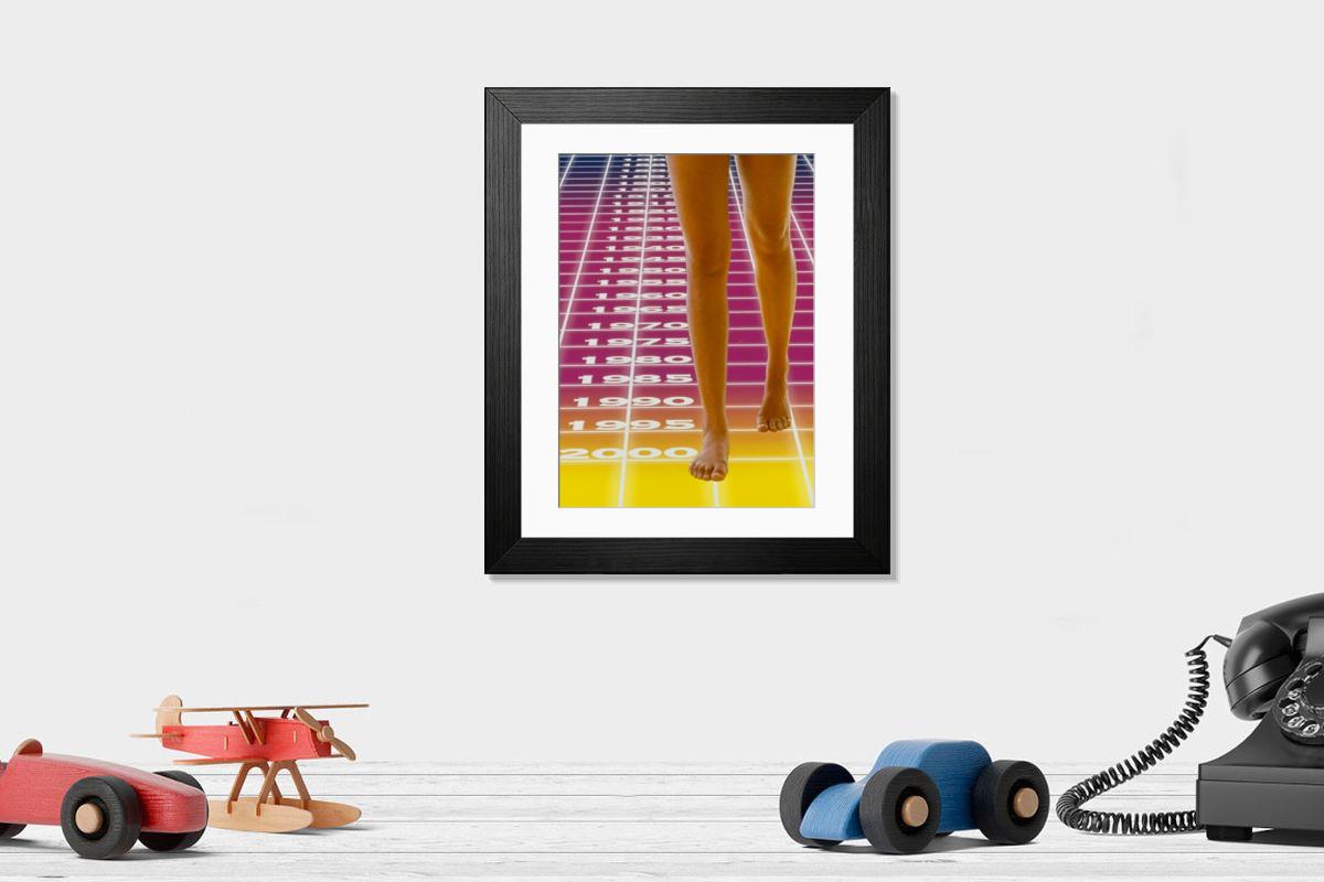 Shown hanging in a room: Modern 14"x12" (36x31cm)