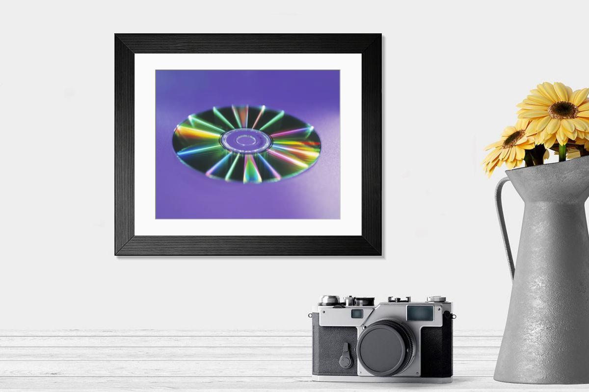 Shown hanging in a room: Modern 14"x12" (36x31cm)