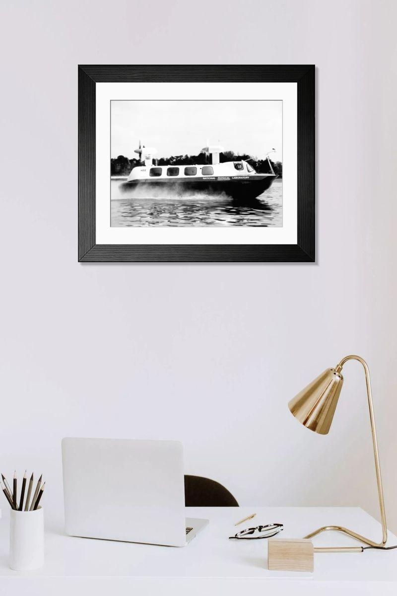 Shown hanging in a room: Modern 14"x12" (36x31cm)