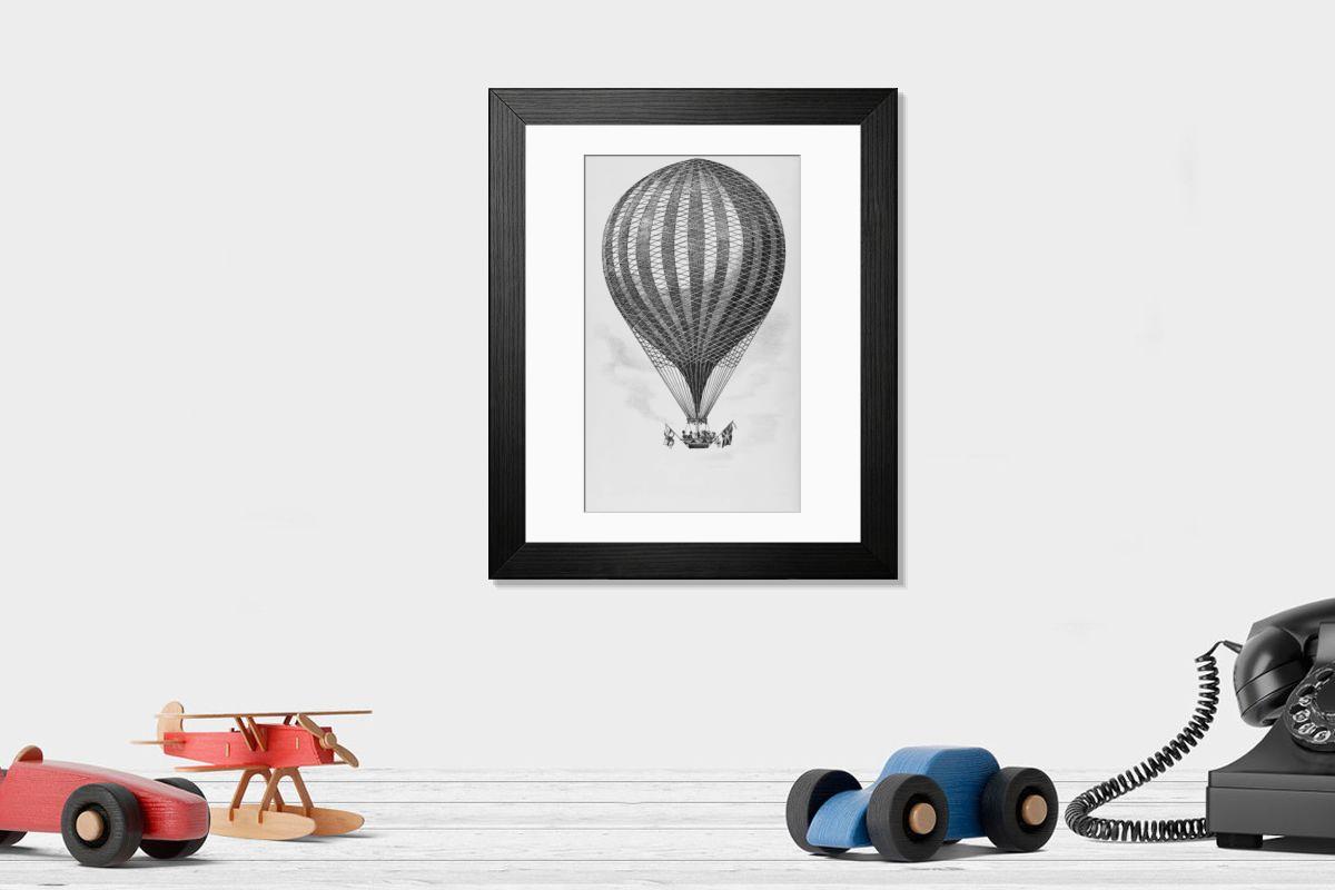 Shown hanging in a room: Modern 14"x12" (36x31cm)