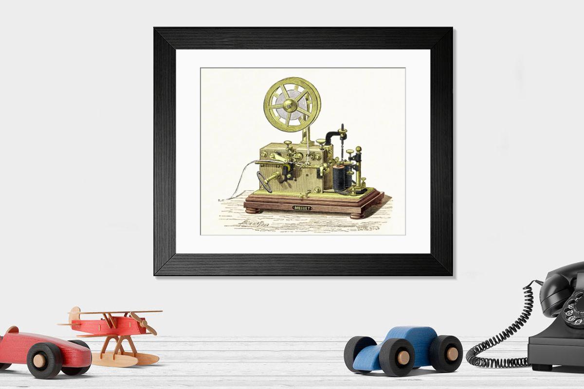 Shown hanging in a room: Modern 14"x12" (36x31cm)
