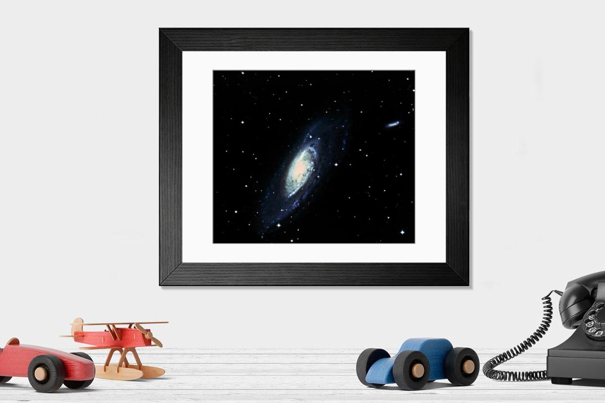 Shown hanging in a room: Modern 14"x12" (36x31cm)