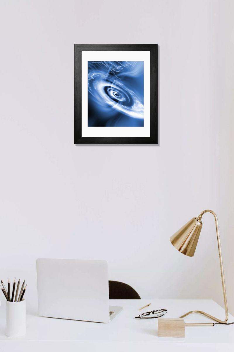 Shown hanging in a room: Modern 14"x12" (36x31cm)