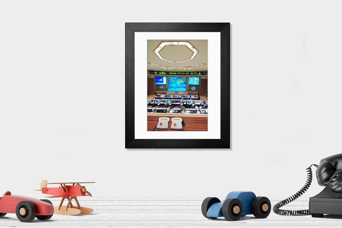 Shown hanging in a room: Modern 14"x12" (36x31cm)