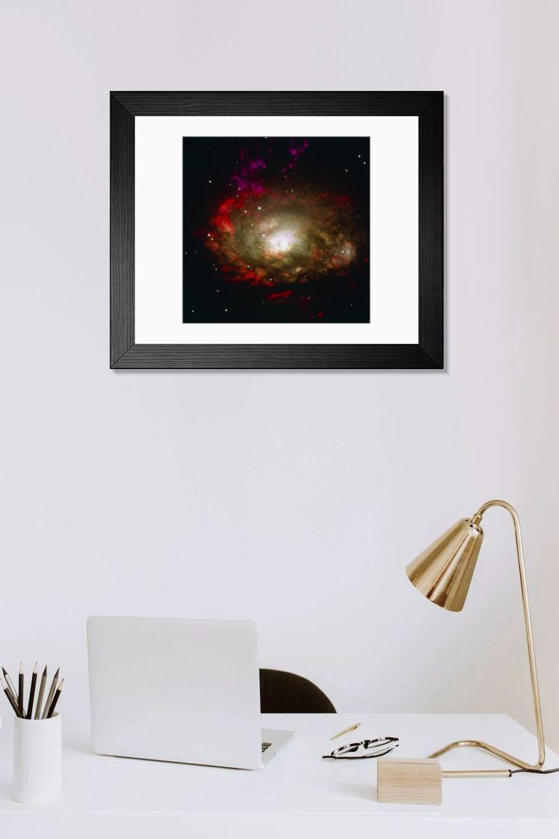 Shown hanging in a room: Modern 14"x12" (36x31cm)