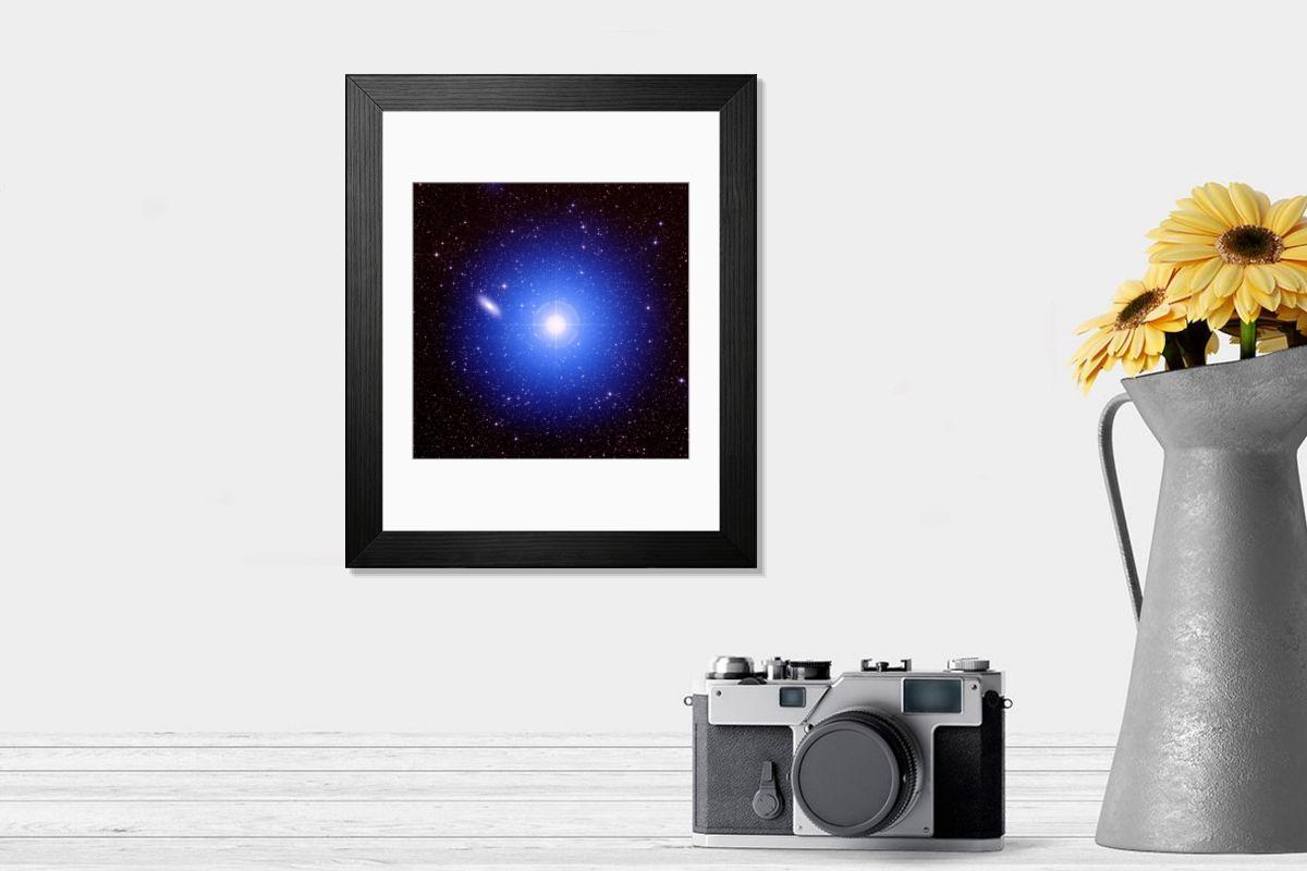 Shown hanging in a room: Modern 14"x12" (36x31cm)