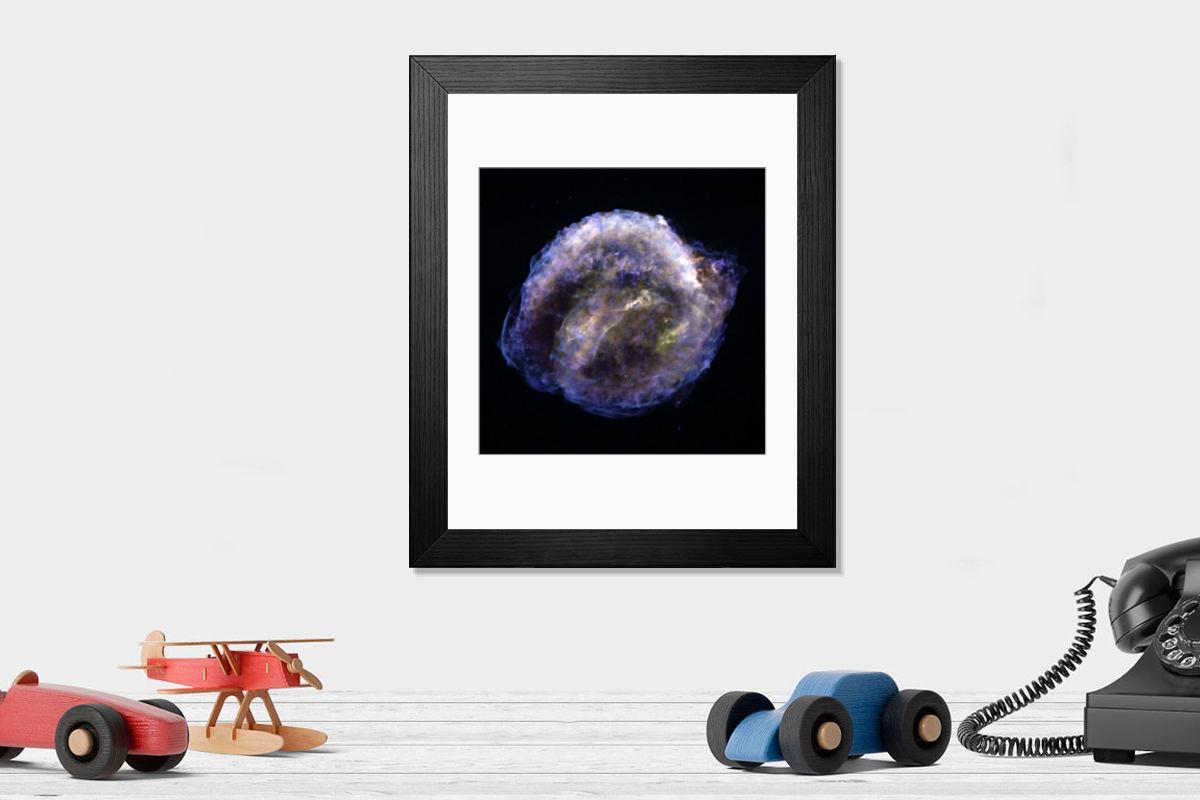 Shown hanging in a room: Modern 14"x12" (36x31cm)