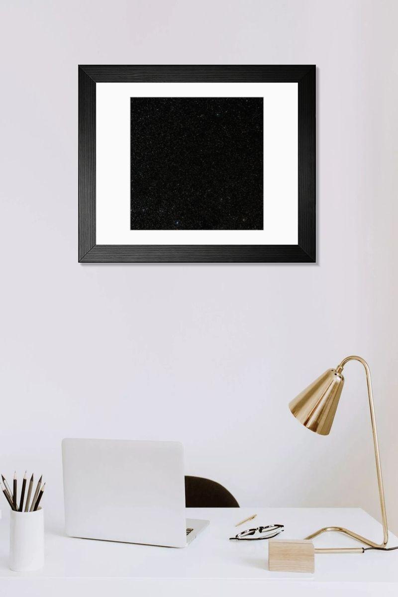 Shown hanging in a room: Modern 14"x12" (36x31cm)
