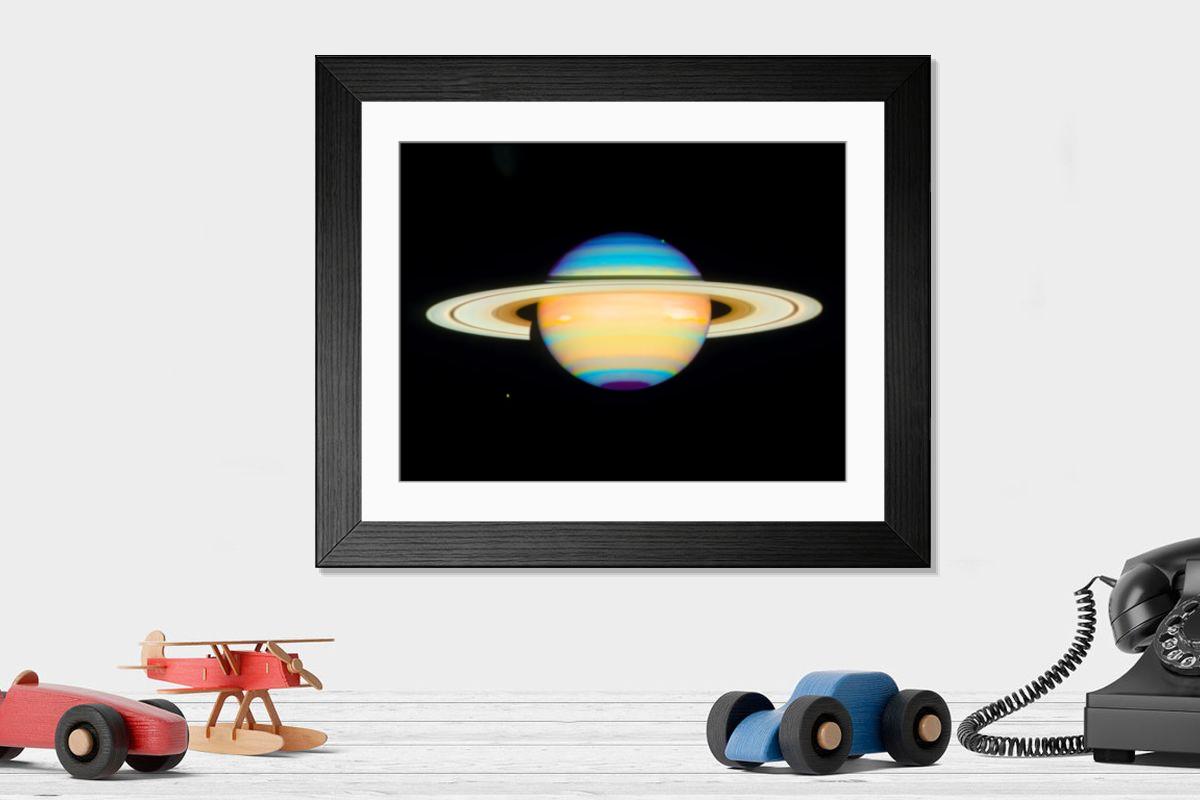 Shown hanging in a room: Modern 14"x12" (36x31cm)