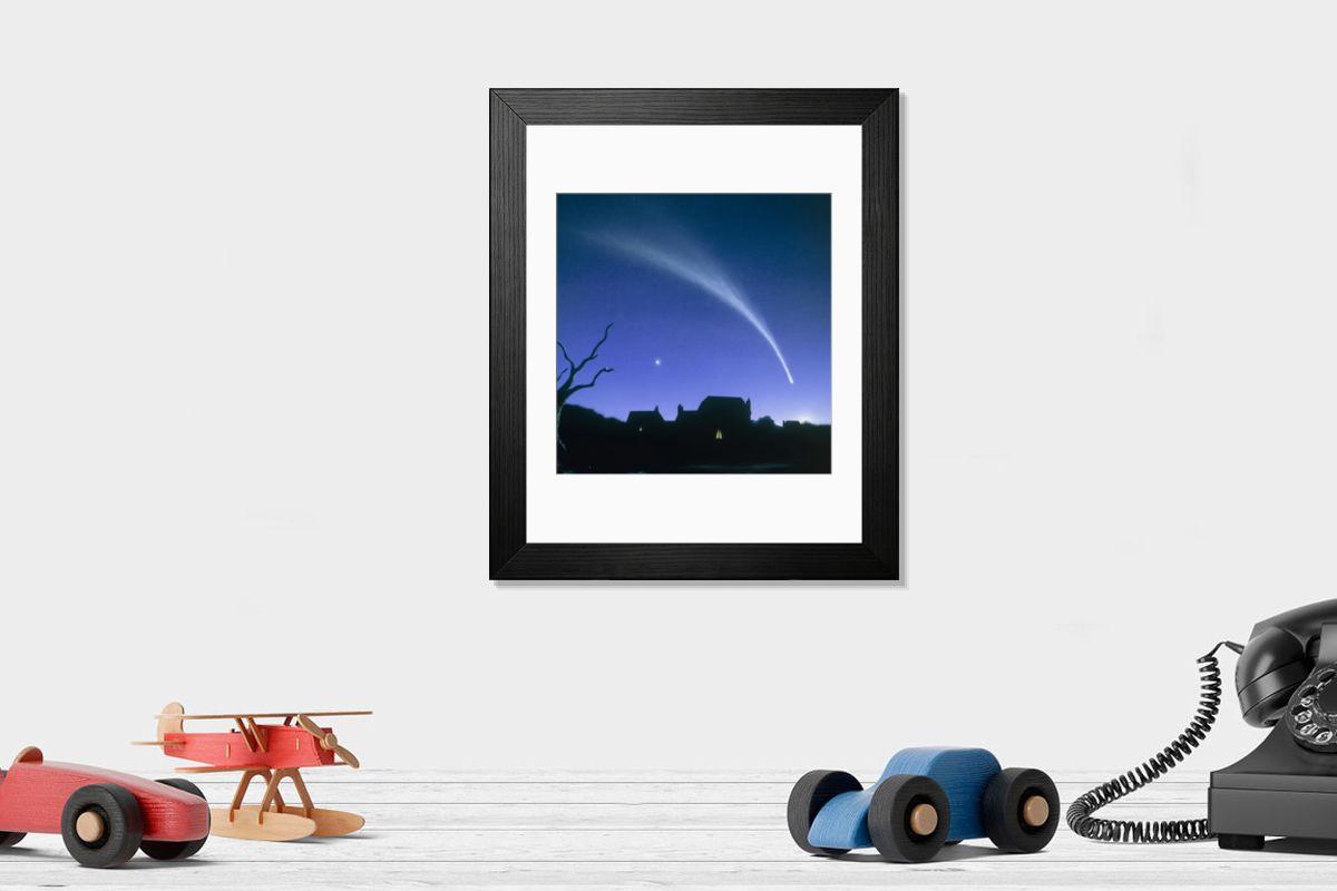Shown hanging in a room: Modern 14"x12" (36x31cm)