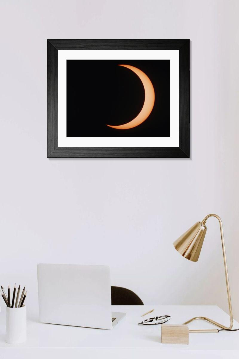 Shown hanging in a room: Modern 14"x12" (36x31cm)