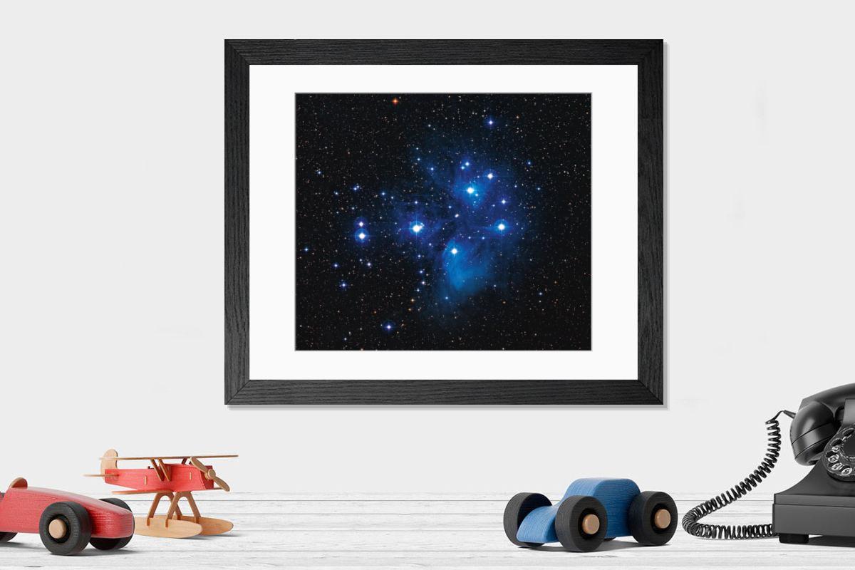 Shown hanging in a room: Modern 14"x12" (36x31cm)