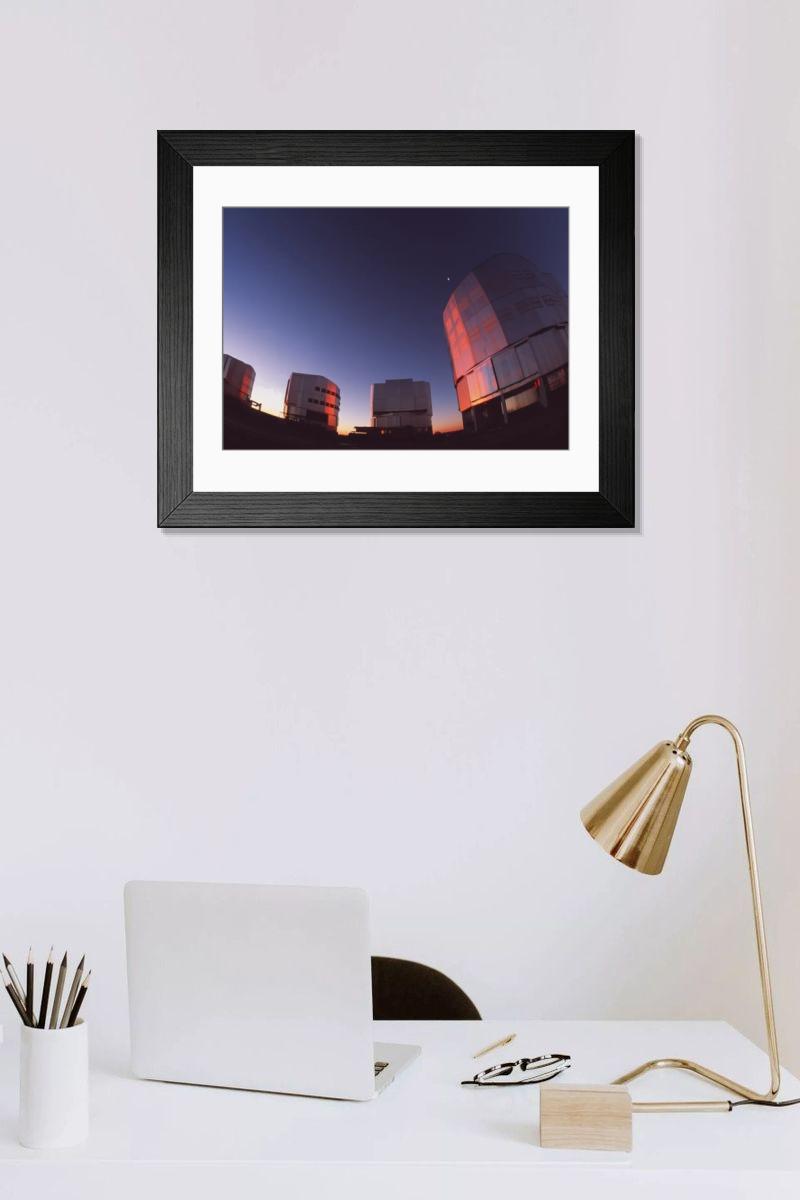 Shown hanging in a room: Modern 14"x12" (36x31cm)