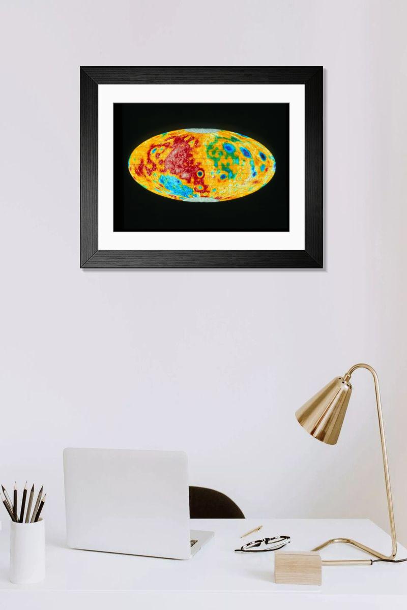 Shown hanging in a room: Modern 14"x12" (36x31cm)