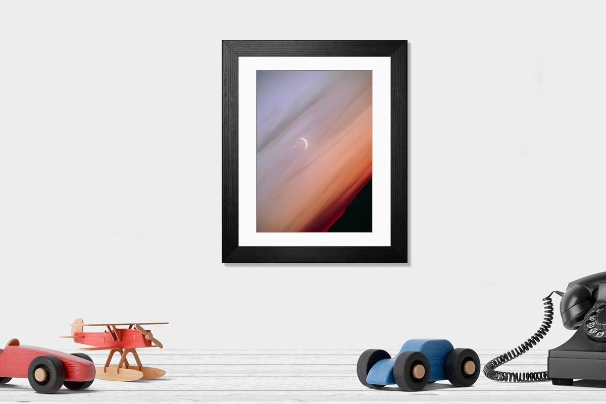 Shown hanging in a room: Modern 14"x12" (36x31cm)