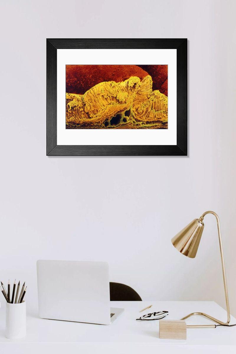 Shown hanging in a room: Modern 14"x12" (36x31cm)