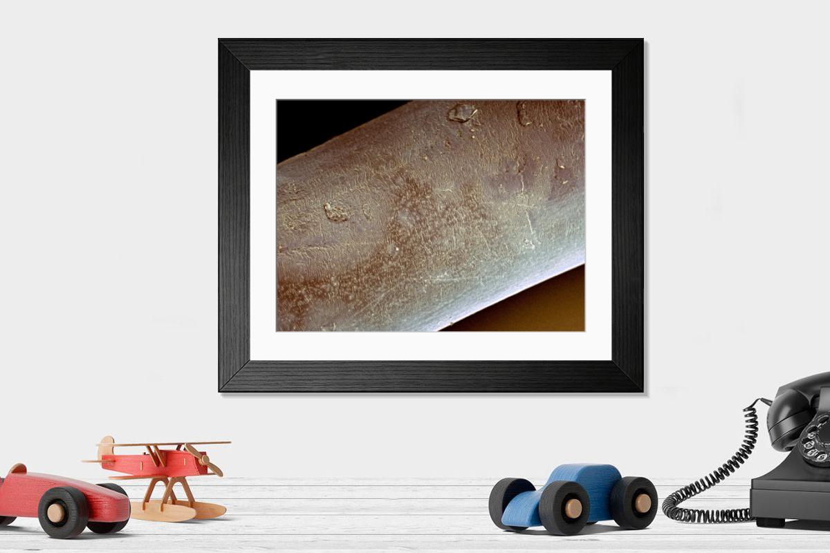 Shown hanging in a room: Modern 14"x12" (36x31cm)