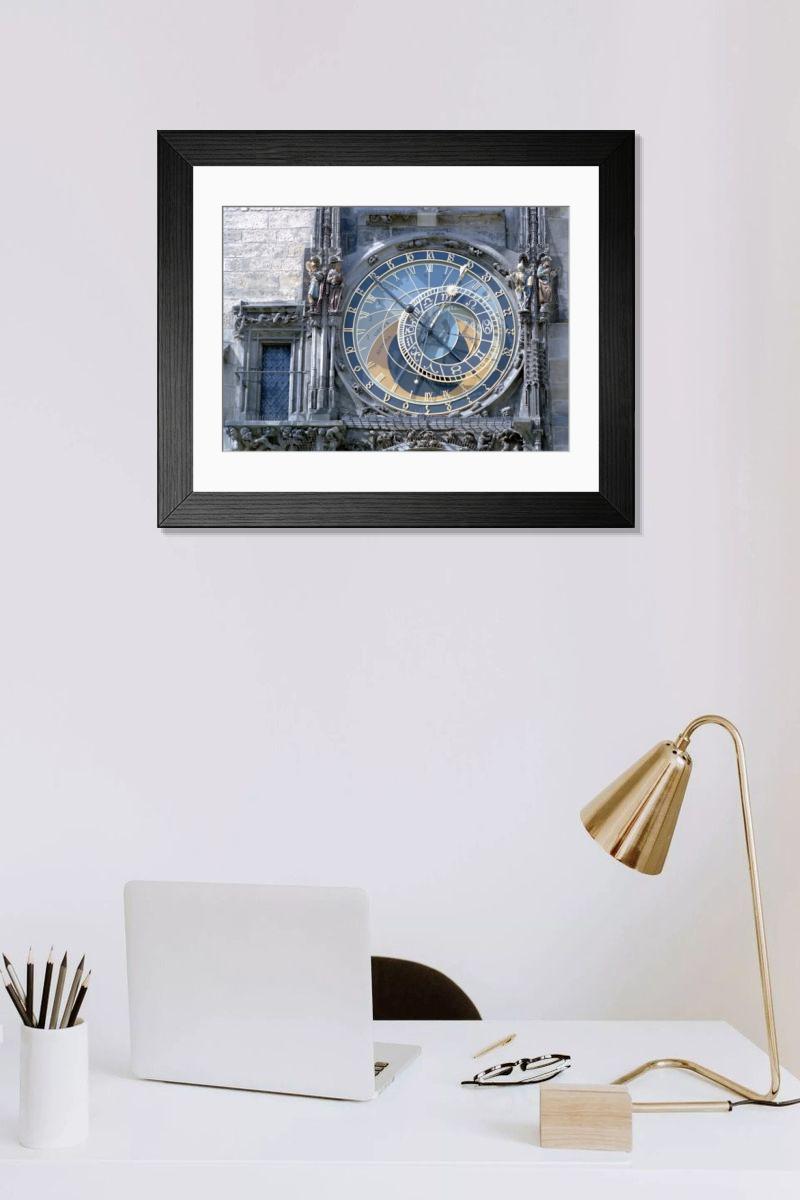 Shown hanging in a room: Modern 14"x12" (36x31cm)