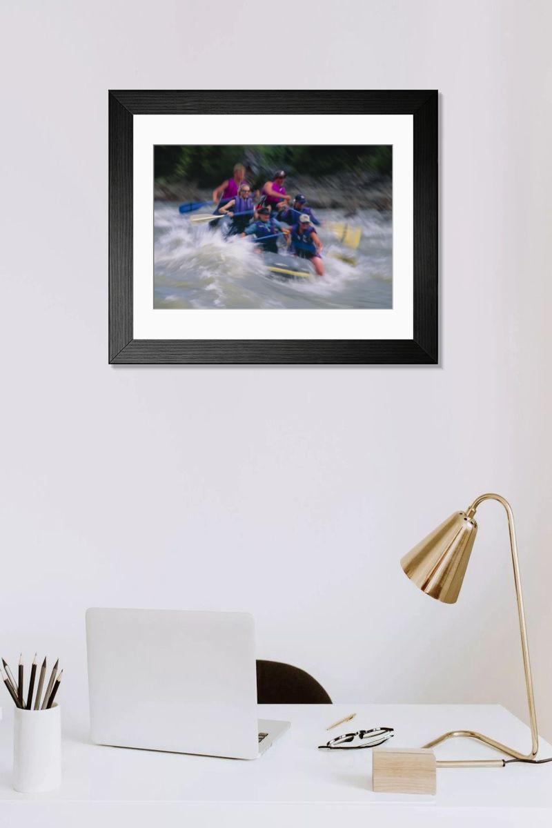 Shown hanging in a room: Modern 14"x12" (36x31cm)