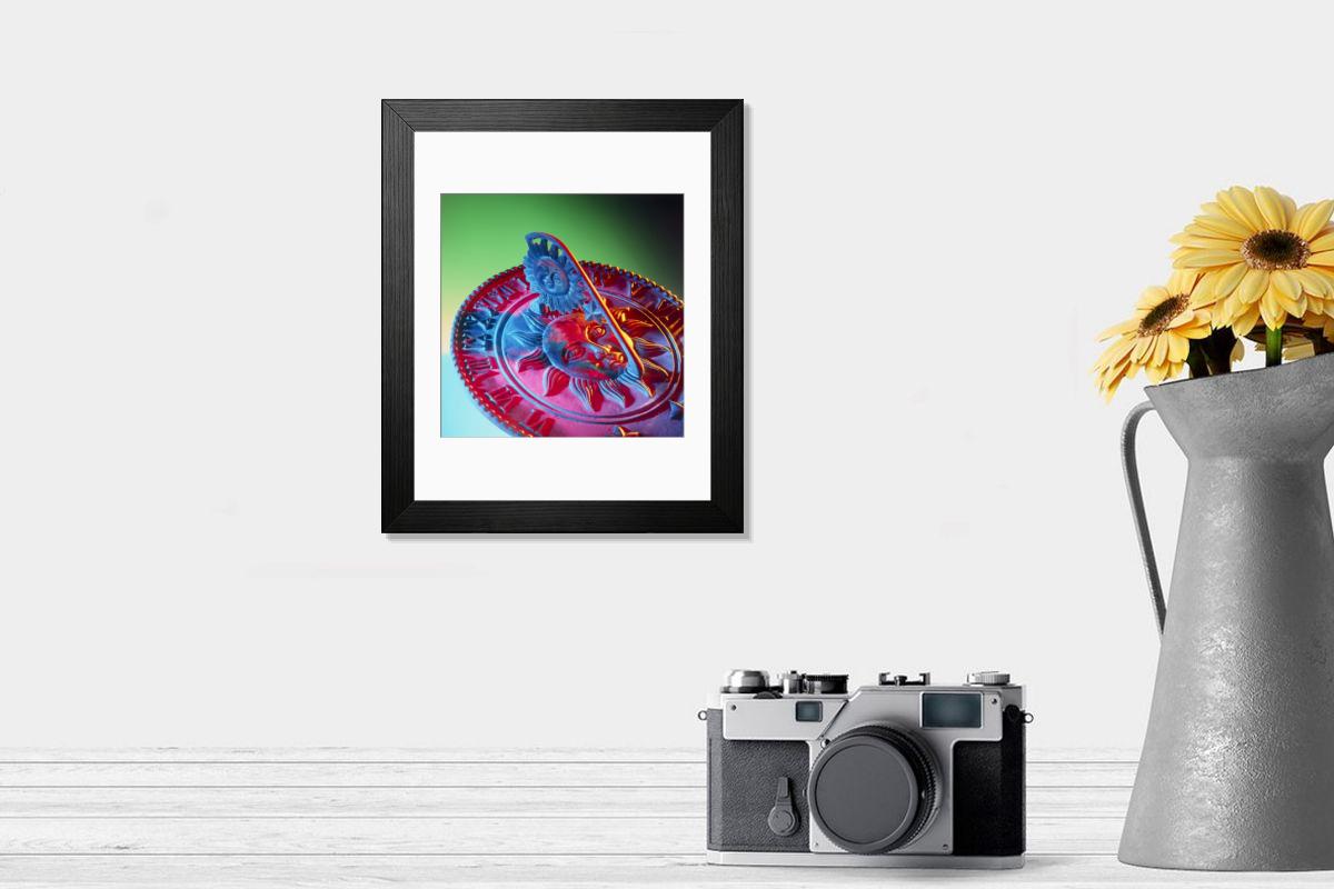 Shown hanging in a room: Modern 14"x12" (36x31cm)