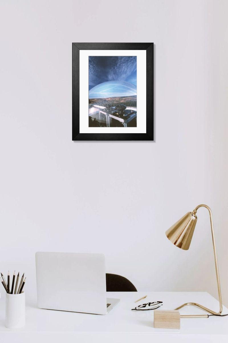 Shown hanging in a room: Modern 14"x12" (36x31cm)