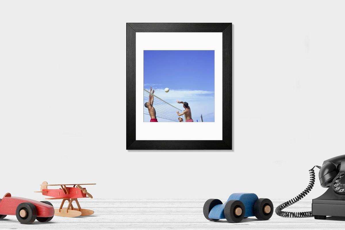 Shown hanging in a room: Modern 14"x12" (36x31cm)