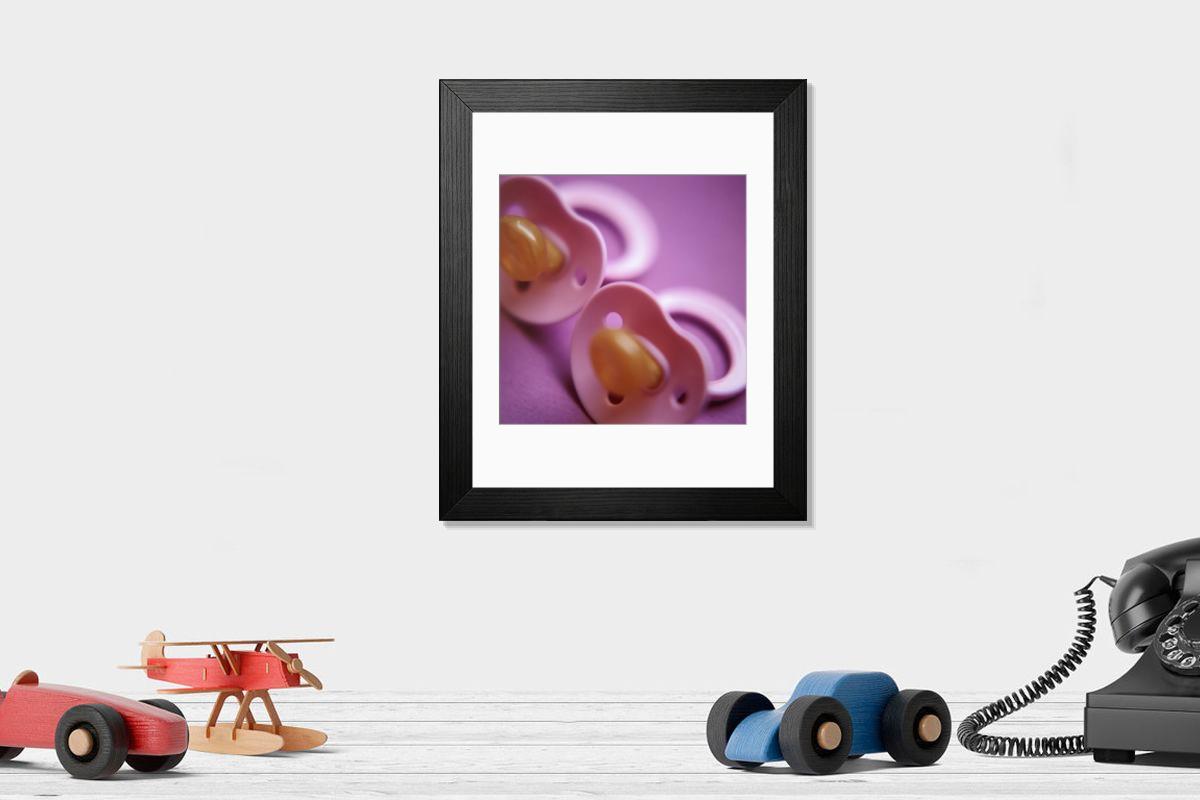 Shown hanging in a room: Modern 14"x12" (36x31cm)