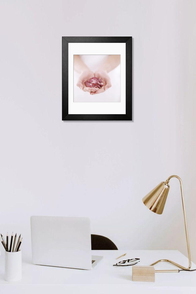 Shown hanging in a room: Modern 14"x12" (36x31cm)