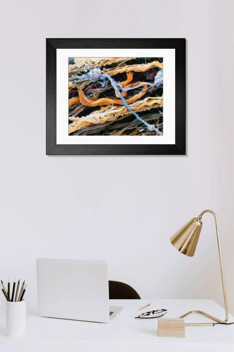Shown hanging in a room: Modern 14"x12" (36x31cm)