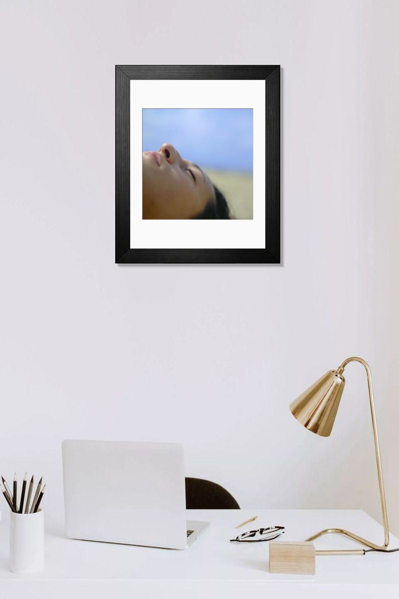 Shown hanging in a room: Modern 14"x12" (36x31cm)