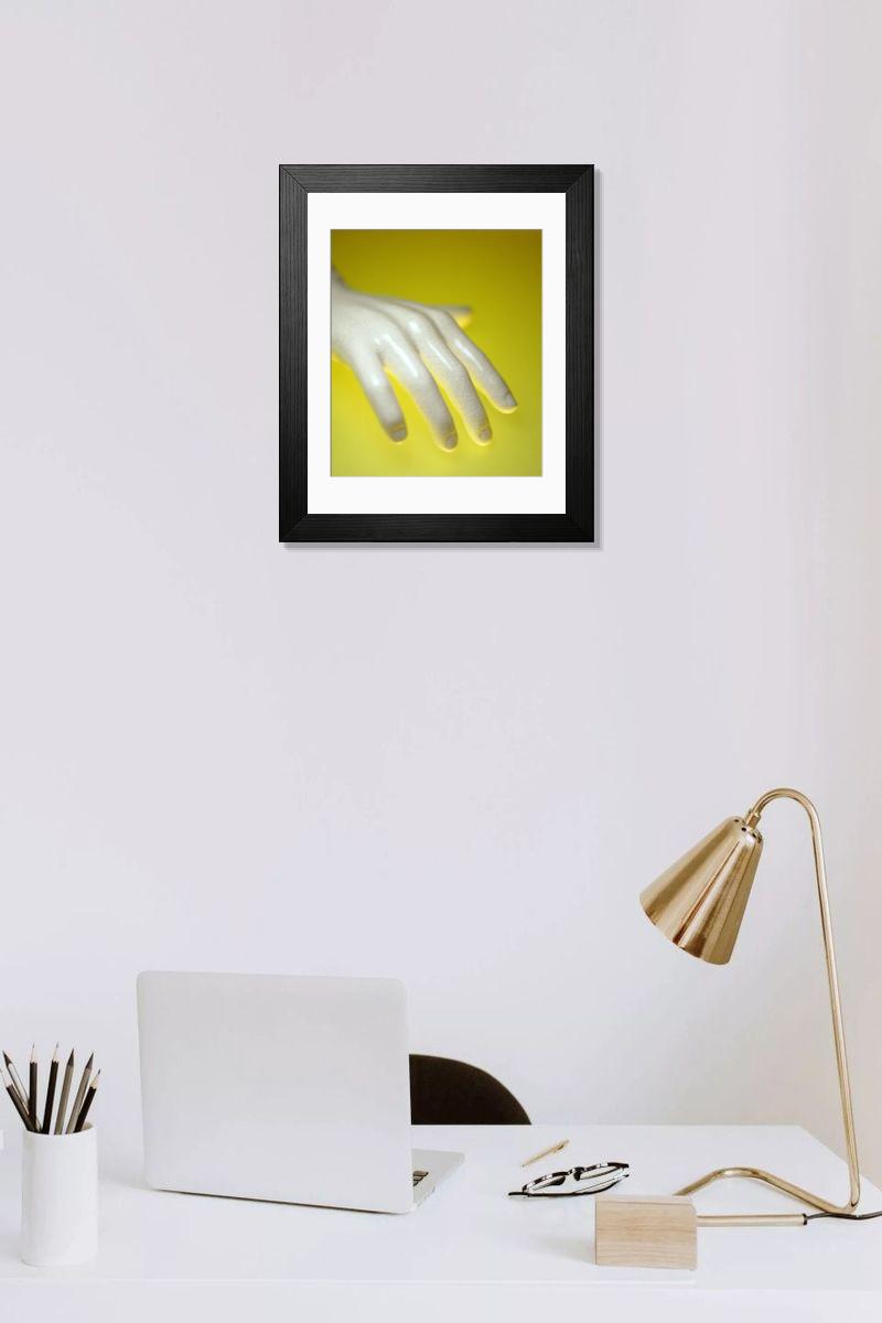 Shown hanging in a room: Modern 14"x12" (36x31cm)