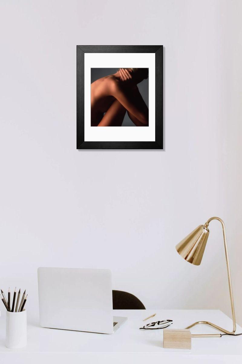 Shown hanging in a room: Modern 14"x12" (36x31cm)
