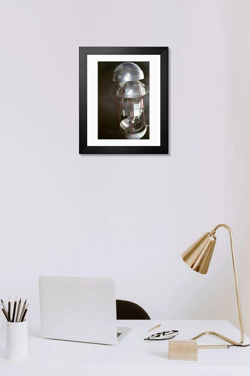 Shown hanging in a room: Modern 14"x12" (36x31cm)