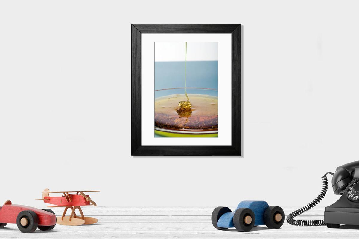 Shown hanging in a room: Modern 14"x12" (36x31cm)