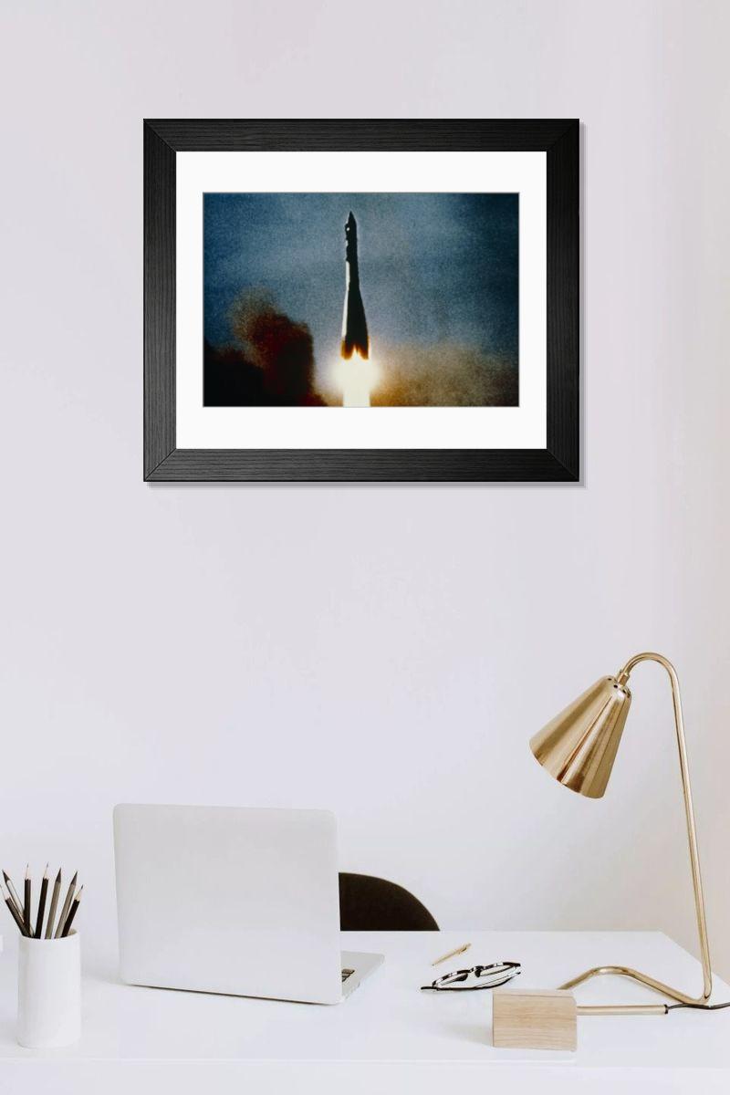 Shown hanging in a room: Modern 14"x12" (36x31cm)
