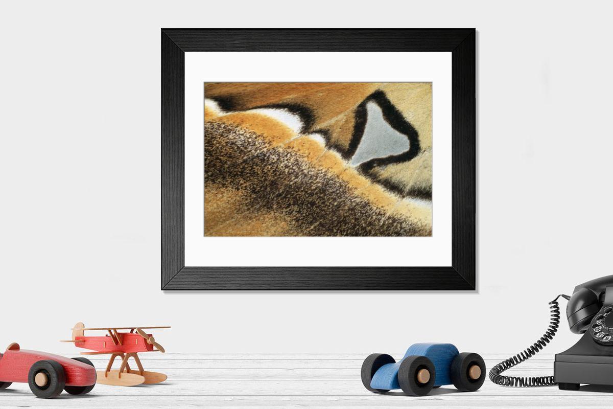 Shown hanging in a room: Modern 14"x12" (36x31cm)