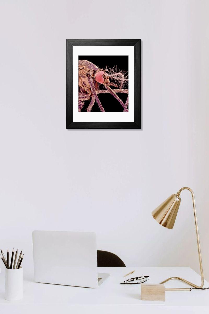 Shown hanging in a room: Modern 14"x12" (36x31cm)