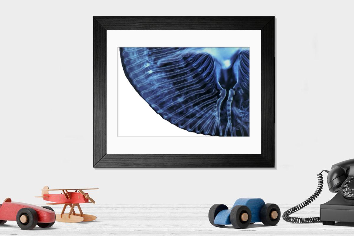 Shown hanging in a room: Modern 14"x12" (36x31cm)