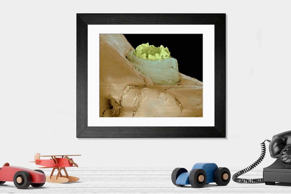 Shown hanging in a room: Modern 14"x12" (36x31cm)