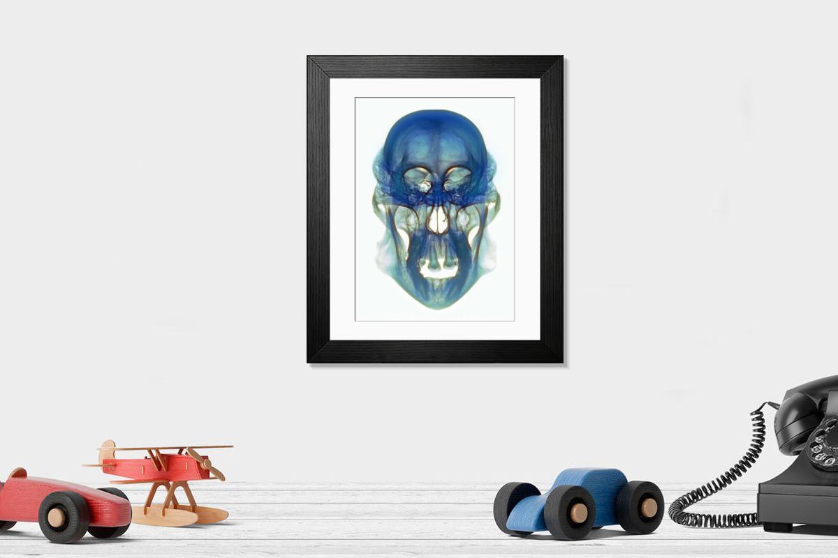 Shown hanging in a room: Modern 14"x12" (36x31cm)