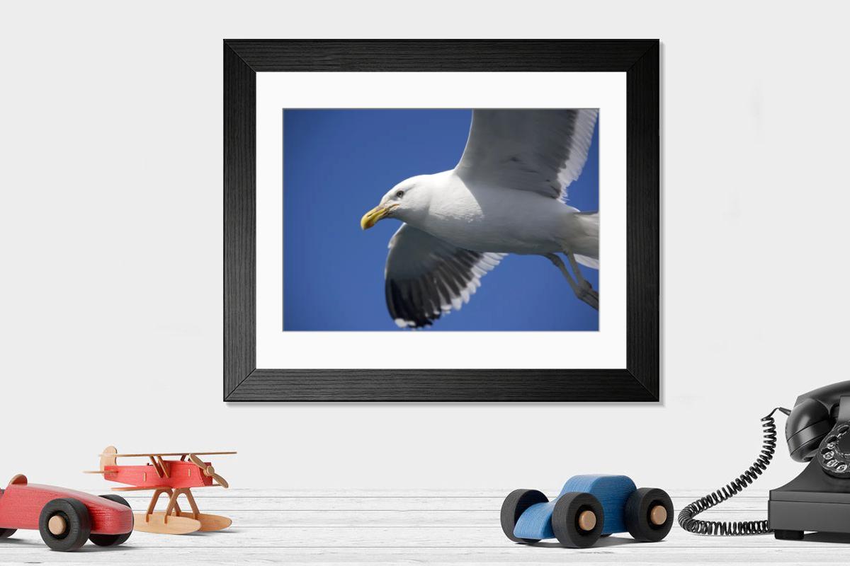Shown hanging in a room: Modern 14"x12" (36x31cm)